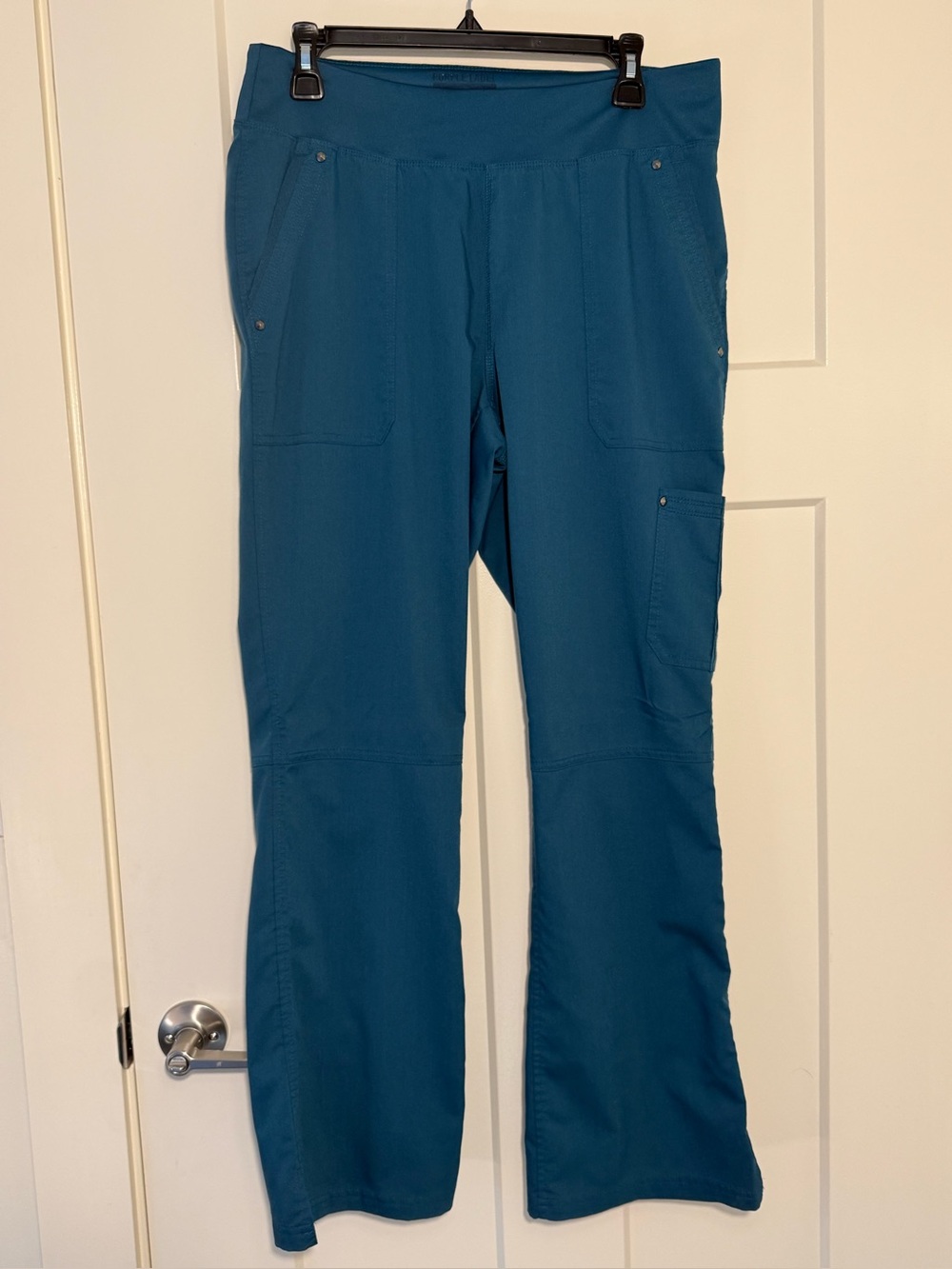 Healing Hands Purple Label Yoga Teal Scrub Pants Medium